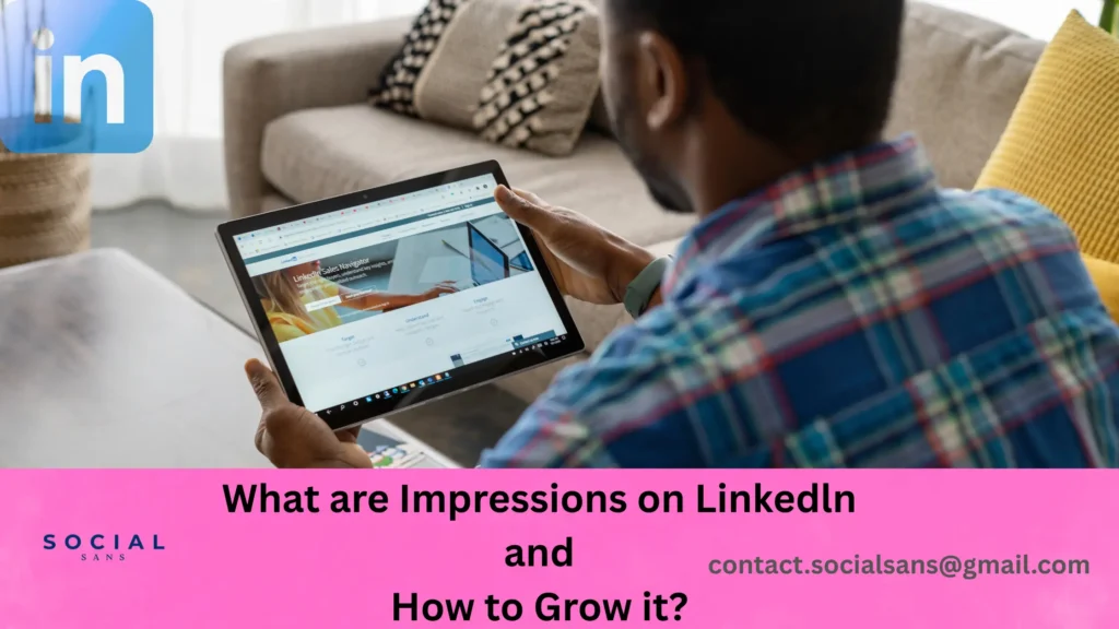Impressions on LinkedIn