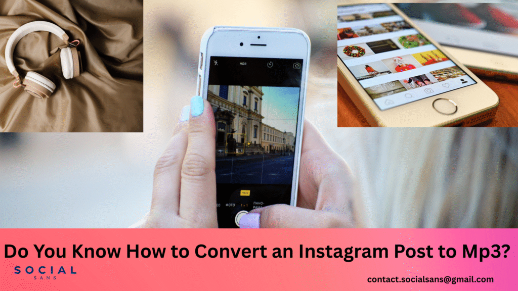 Convert an Instagram Post to Mp3