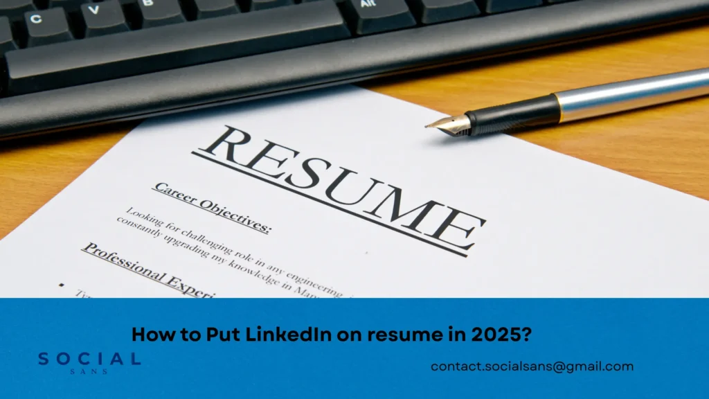 How to Put LinkedIn on Resume